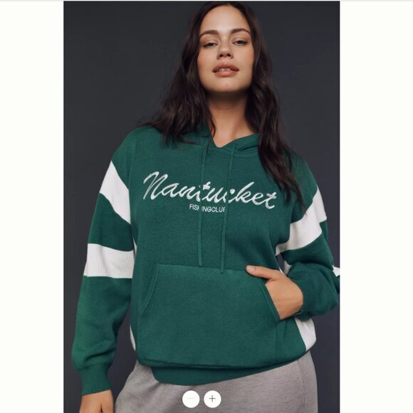 Anthropologie Daily Practice Knit Hooded Sweatshirt | NWT | S - Picture 5 of 7